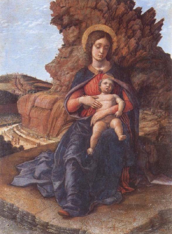 Andrea Mantegna Madonna and child Sweden oil painting art